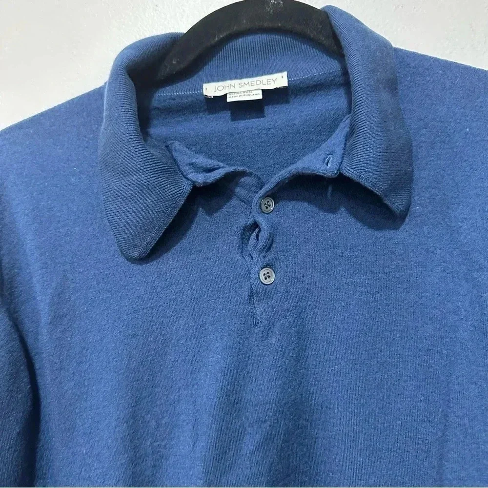 John Smedley polo wool sweater